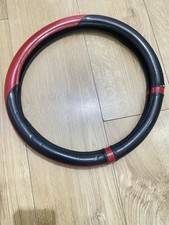 Vauxhal Astra car mat Black & Red trim & Steering wheel cover 2010-2015