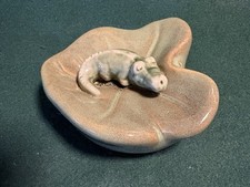 Vintage Crocodile On A Leaf