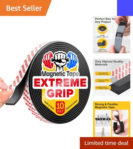 Black magnetic tape 10ft - 10ft, x