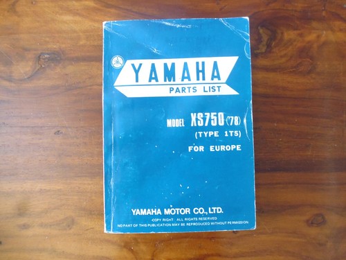 Genuine yamaha xs750 - 1978, type