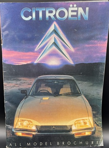 Citroen car brochure 1980 for - citroen,