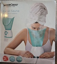 SILVERCREST Cosmetic Skin Care Facial Sauna  and steam attachment