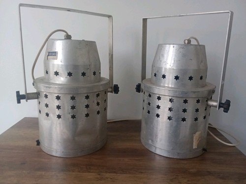 Pair vintage theatre - pair, spot