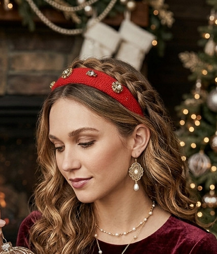 Anthropologie red rhinestones - anthropologie,