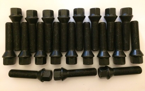 M12x1 65mm long black - 65mm,