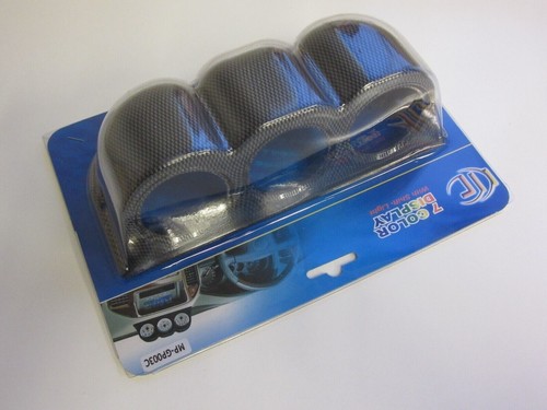 Gauge pod triple carbon - -,