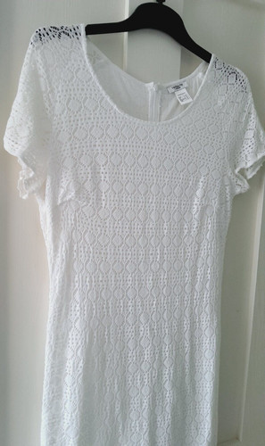 Ladies redoute white lace - la,
