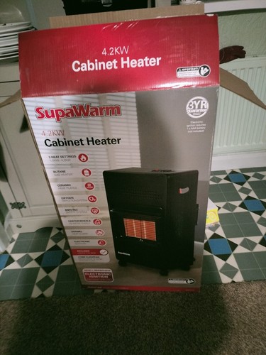 Calor gas heater - calor, bottle