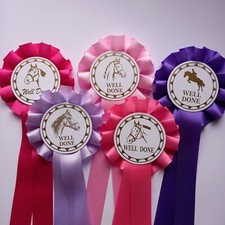 Horse rosettes tier - horse, well