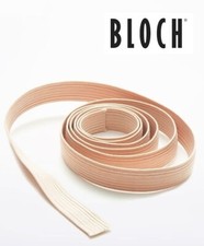 Bloch Dance Ballet Shoe Elastic Pointe Shoe Elastic 1 metre x 14mm Wide Nude NEW