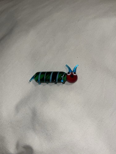 Small glass caterpillar - small,