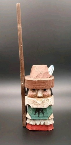 Folk art carved wood - art,