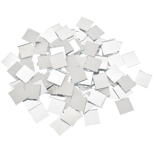 100pcs 20x20mm diy mirror - 100pcs,