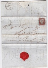1844 QV 1d PENNY RED STAMP