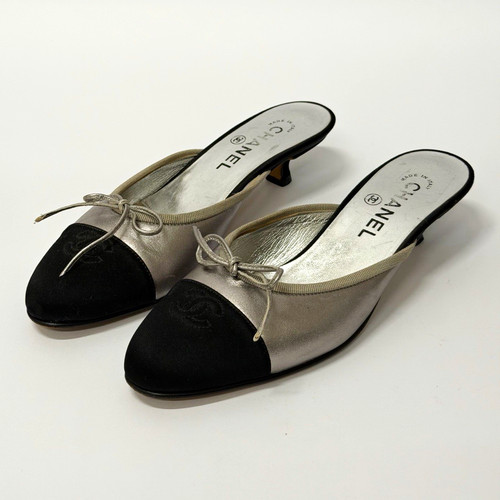 Vintage chanel black silver - vintage, black/silver