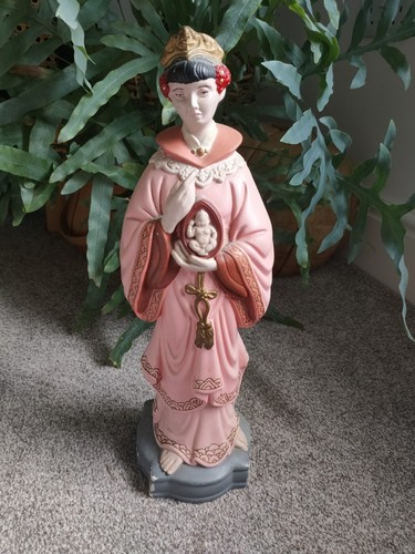 Vintage chinese empress statue - vintage,
