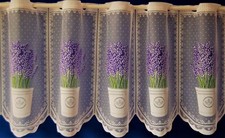 POTTED LAVENDER FLOWERS A CAFE