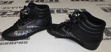 Bec Rawlings Signed Personally Used Worn TUF 20 UFC Fight Training Shoes BAS COA