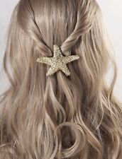 Gold Starfish Hair Clip Sea