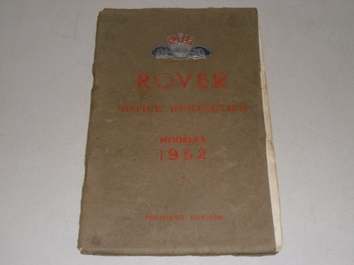 Owners manual handbook notice - owners,