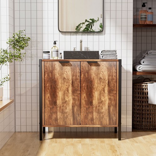 Industrial sink cabinet wood - sink,