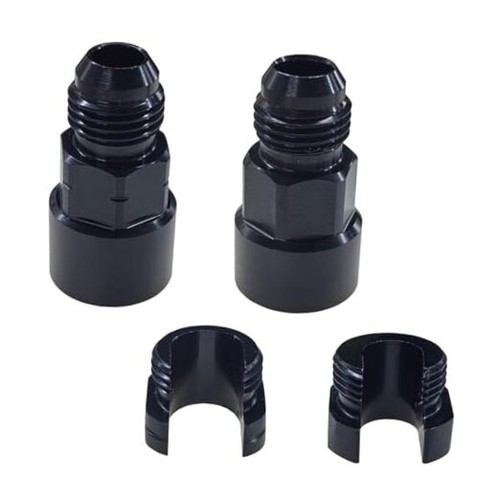 2pcs aluminum 6an - 6an, quick