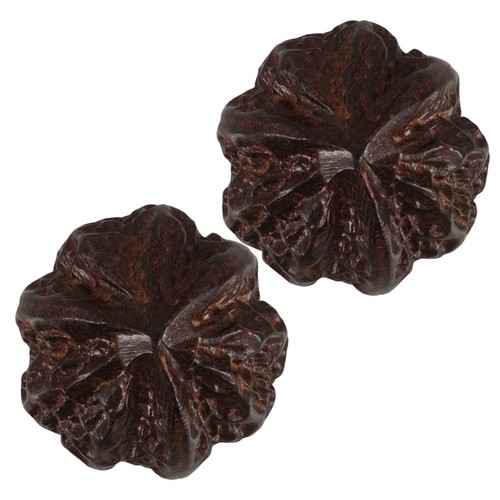 2pcs light brown walnut - light,