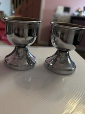 Vintage Pair Silver Coloured