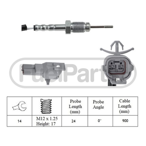 Exhaust temperature sensor - exhaust,
