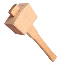 Carpenter Solid Wood Woodworking Tool Mallet Hammer Handle Crushed Ice Mallet