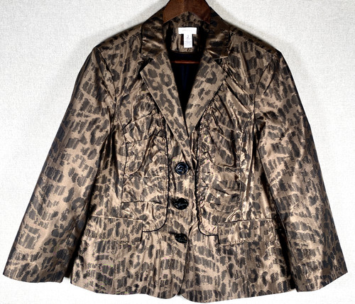 Chicos jacket brown leopard - 2,