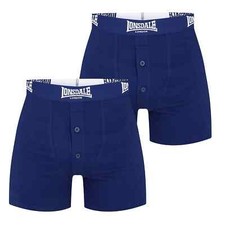 MENS NAVY 2 PACK LONSDALE BOXER SHORTS UNDERWEAR SIZES S M L XL XXL XXXL XXXXL