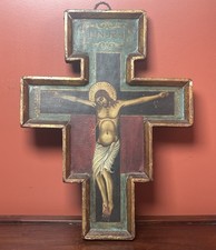 Antique Painted Wood San