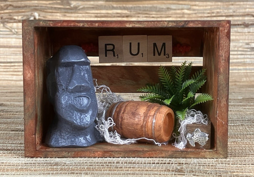 Tiki crate art moai - moai,