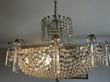 Large Tiered Luxury Real Crystal Chandelier Ceiling Light