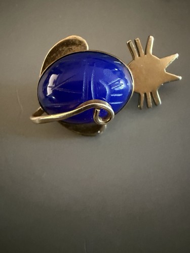 Vintage 12k gold - filled, lapis