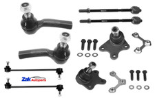 FOR SKODA FABIA FRONT ANTI ROLL BAR LINK, BALL JOINTS & INNER +TRACK ROD END SET