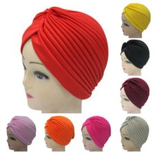 Ladies TURBAN band hat cap hijab headwear wrap hair loss chemo headwrap bandana