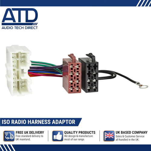 Iso radio adaptor for - radio,