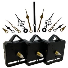 Silent Supersweep Quartz Clock Movement Mechanism Motor Metal Hands