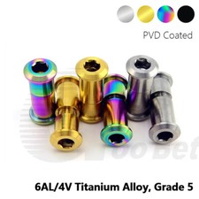 Titanium Pivot Bolts Screws Grade 5 Ti-6Al-4V for Birdy Folding Bicycle Tuning