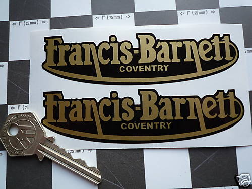 Francis barnett gold - francis, script