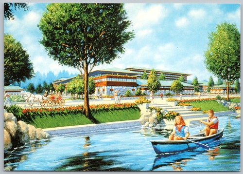 Postcard euro disney - postcard,