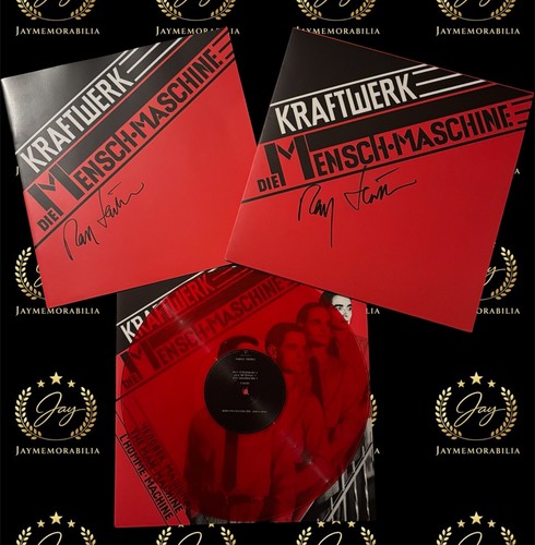 Signed ralf hutter kraftwerk - signed,