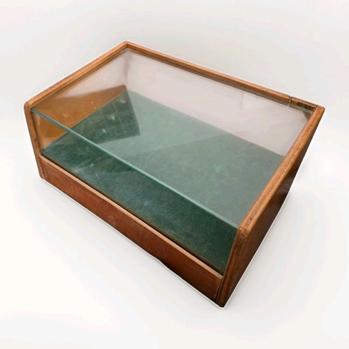 Vintage wood glass store - vintage,