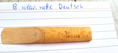 Reeds for clarinet german - for,