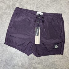 Stone Island Burgundy Nylon