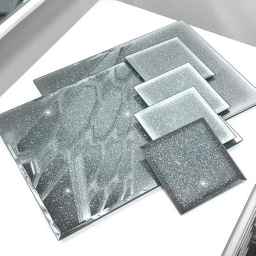 Glitter coaster glass - coaster,