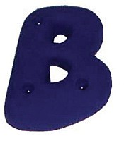 Groperz alphabet easymount - groperz, "b"