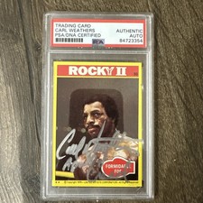Carl Weathers Autographed 1979